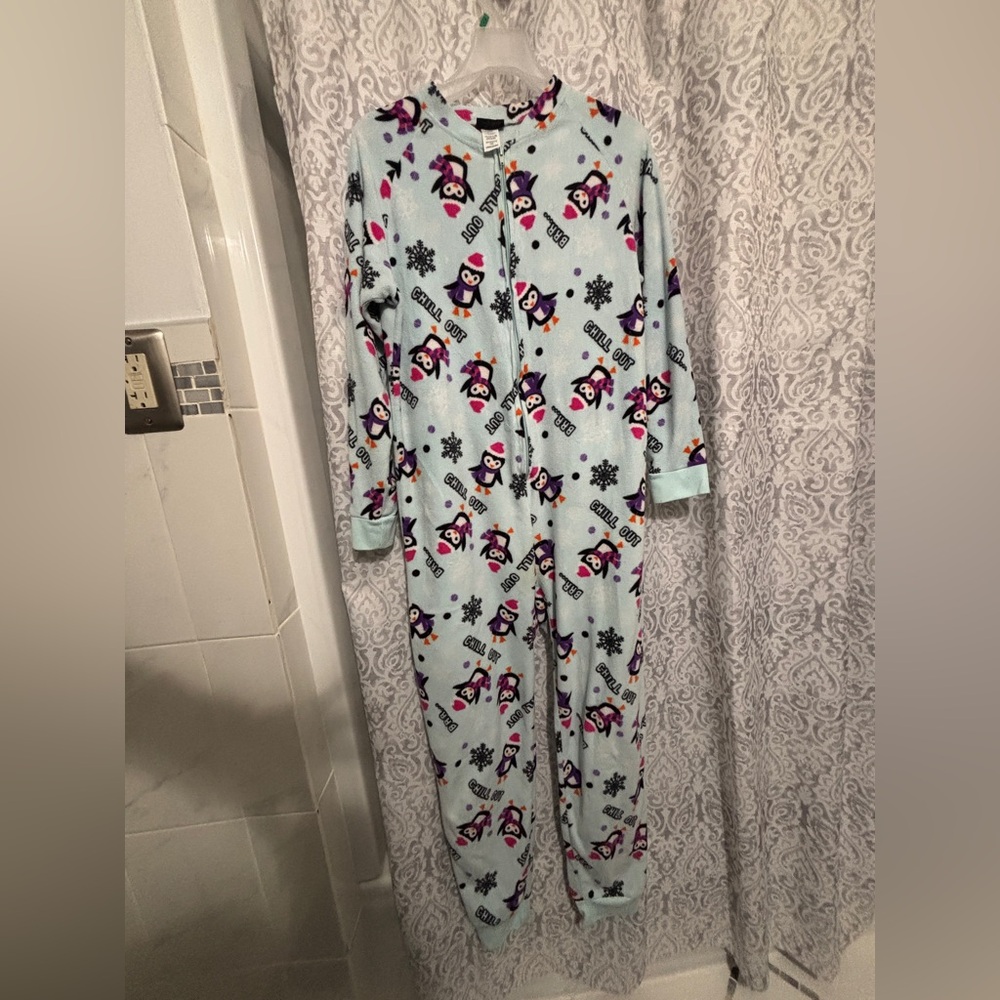 Joe Boxer Penguin Print Fleece Pajama Top
